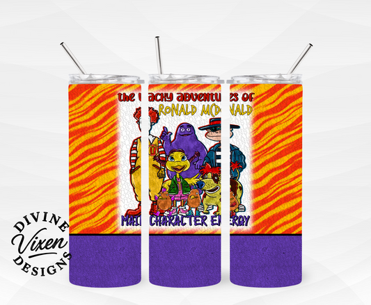 Wacky adventures tumbler wrap digital download
