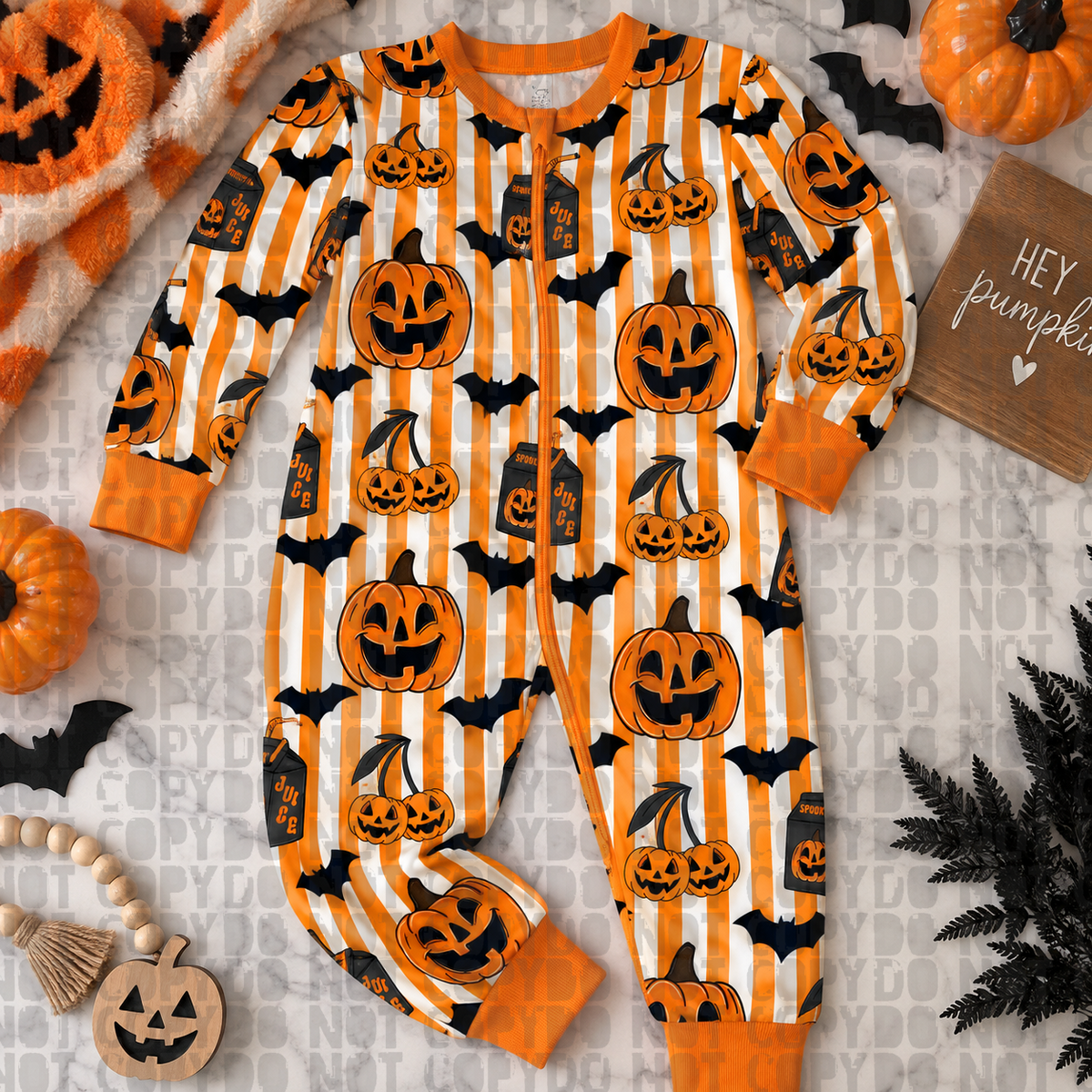 Pumpkin seamless digital download