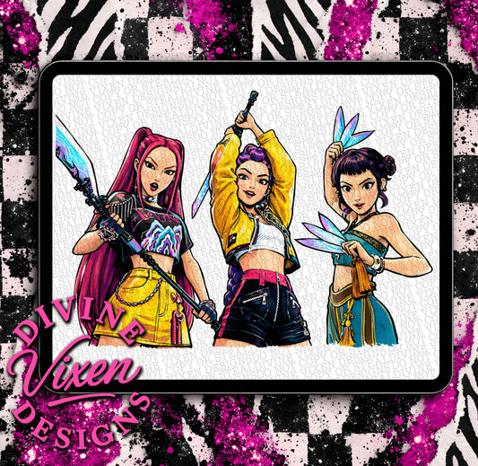 Pop singers clipart png digital download