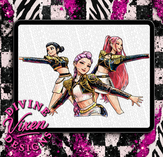 Pop singers clipart png digital download