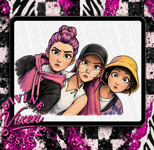 Pop singers clipart png digital download