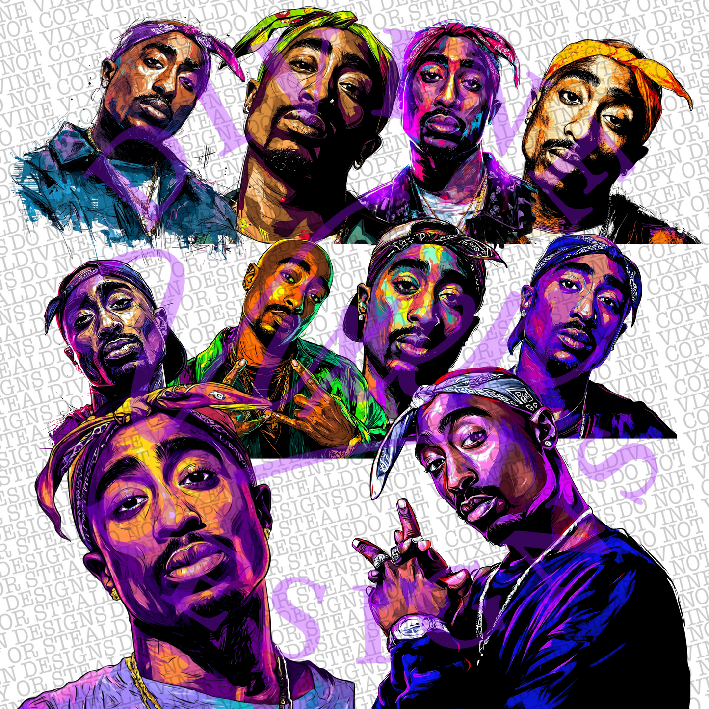 Rapper clipart bundle png digital download