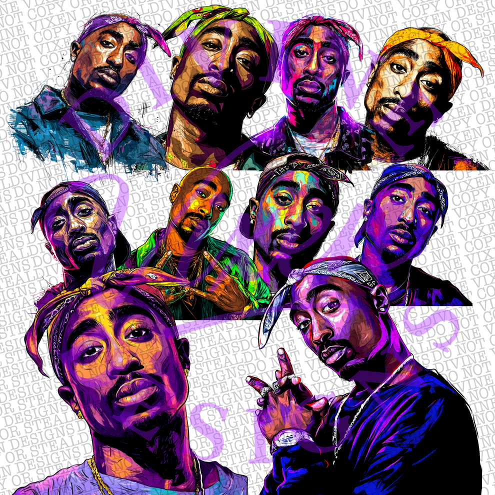 Rapper clipart bundle png digital download – Neonrush designs