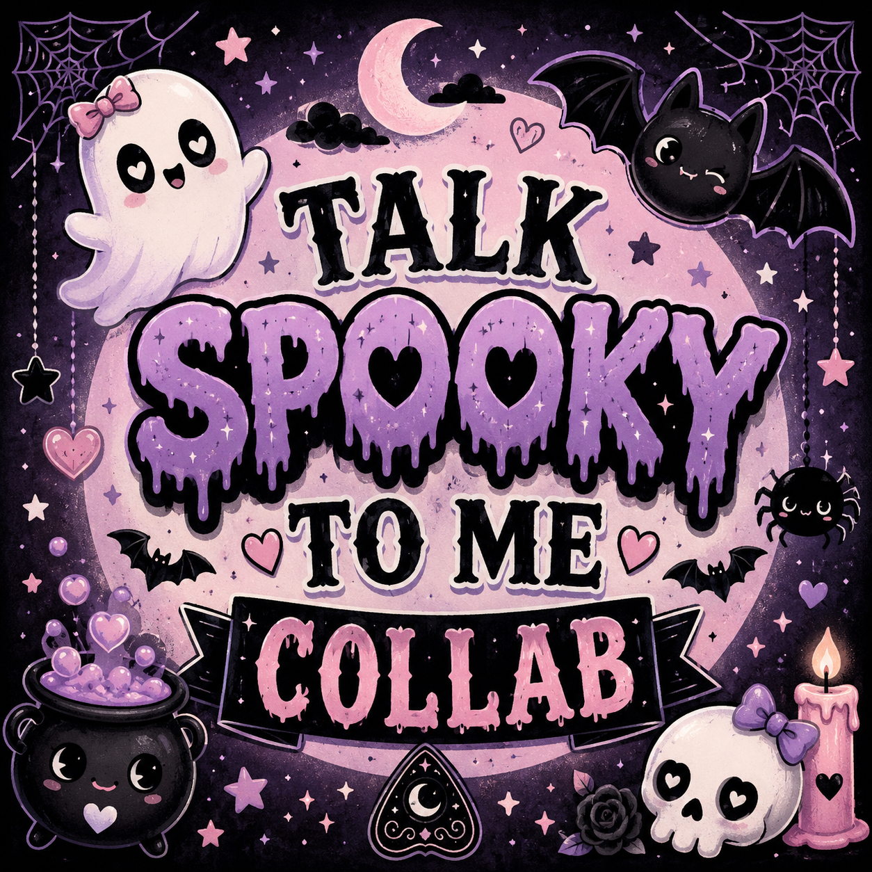 Talk spooky to me collab digital downloads