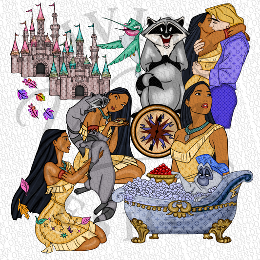 Princess boujee  clipart bundle 11 pieces png digital download
