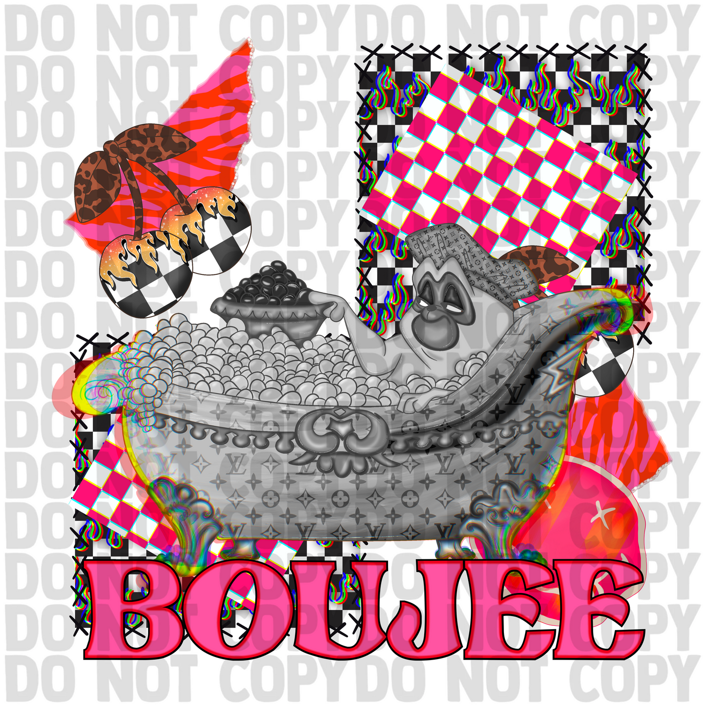 Boujee png digital download