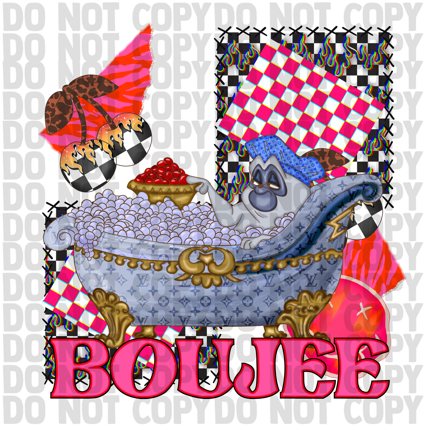 Boujee png digital download