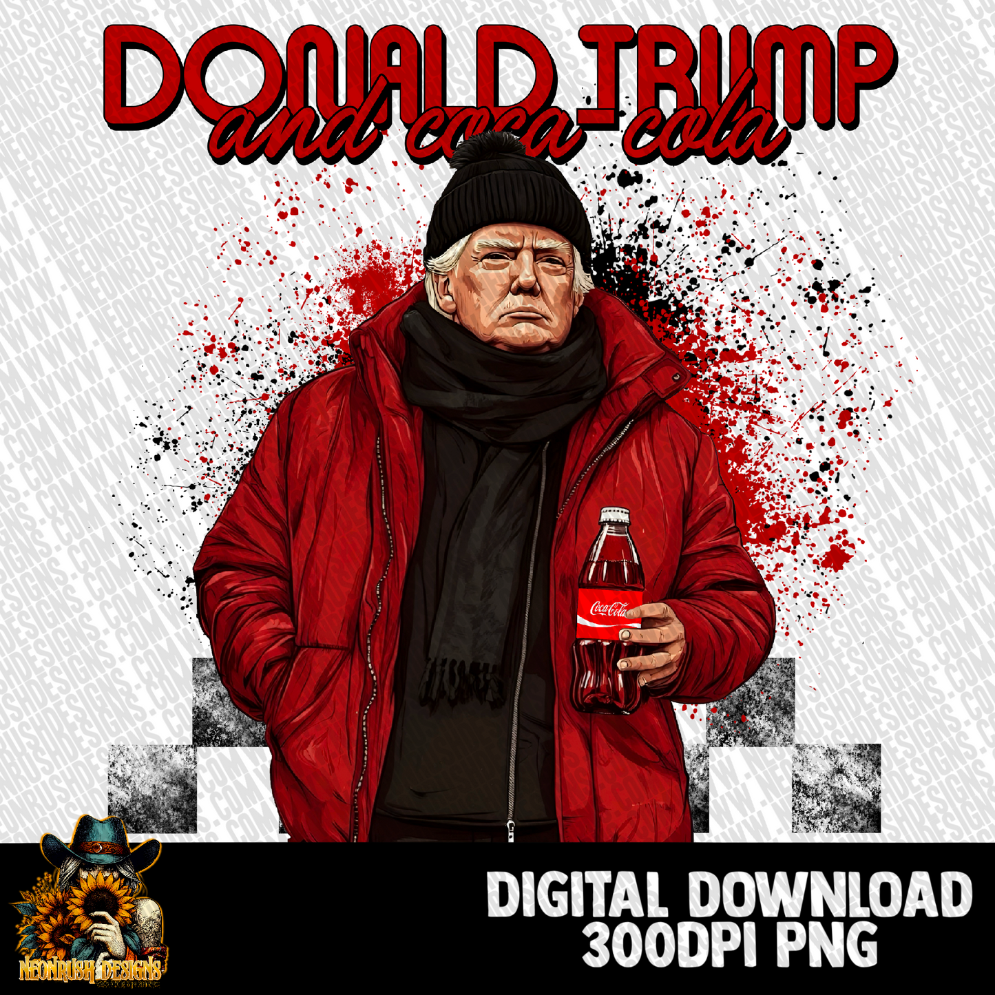 Soda Donald  png digital download