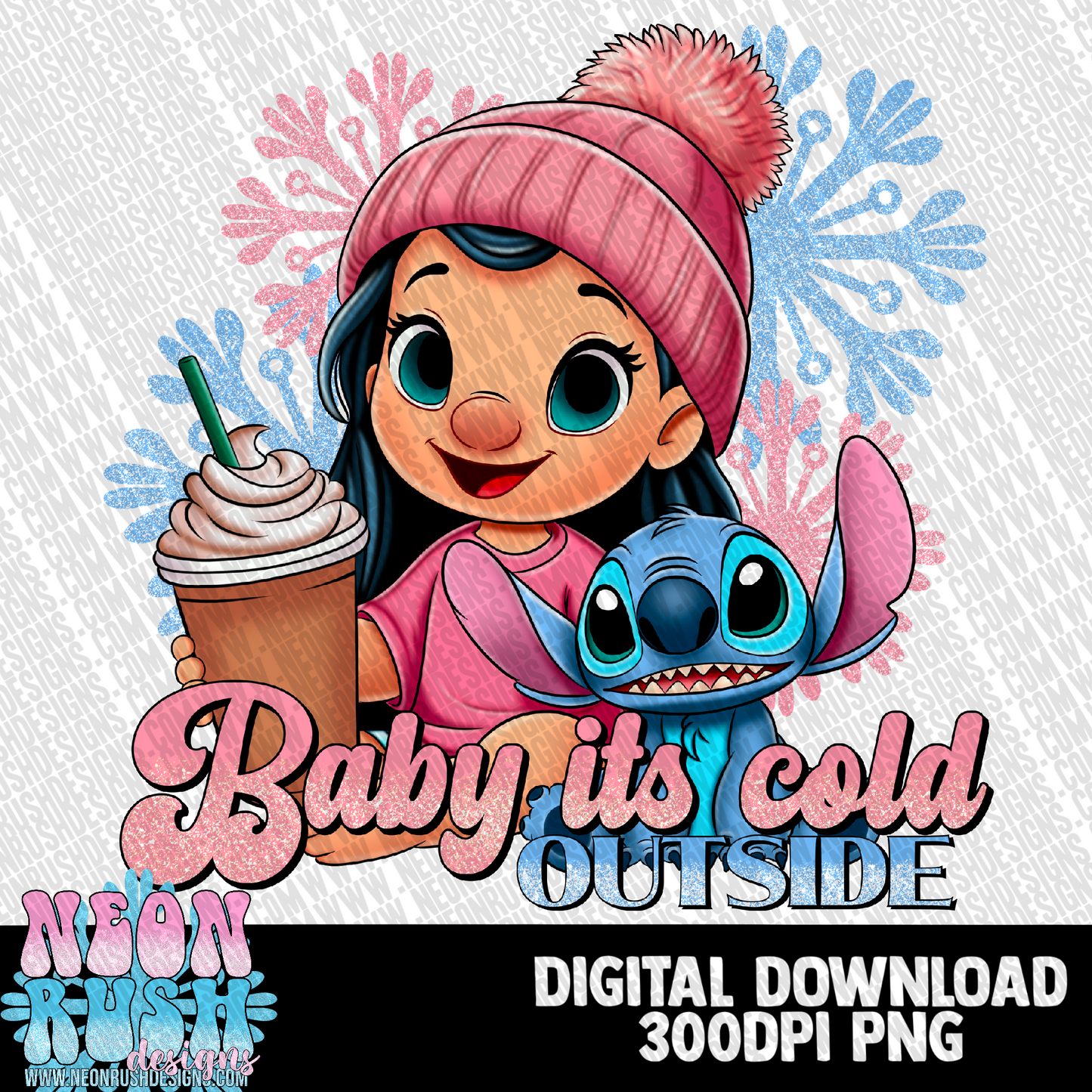 Baby it’s cold outside png digital download