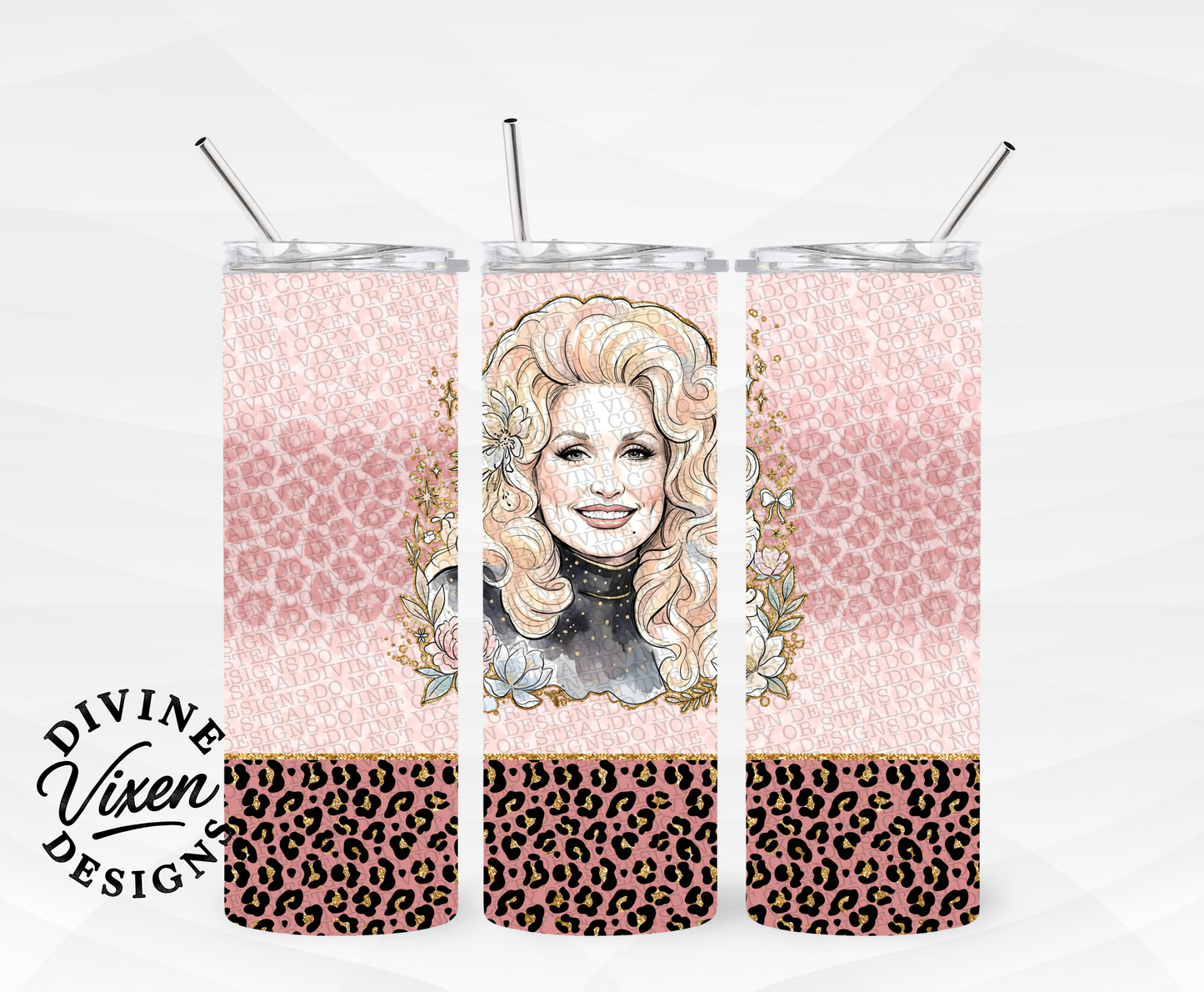 Classic woman singer tumbler wrap digital download