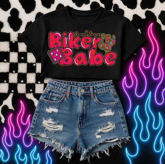 Biker babe png digital download