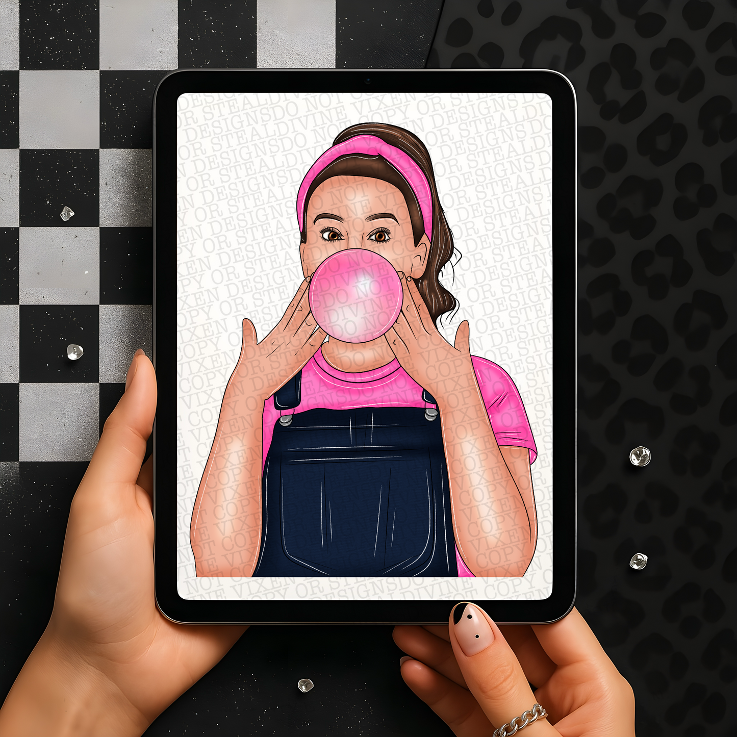 Miss rachel hand drawn clipart png digital download