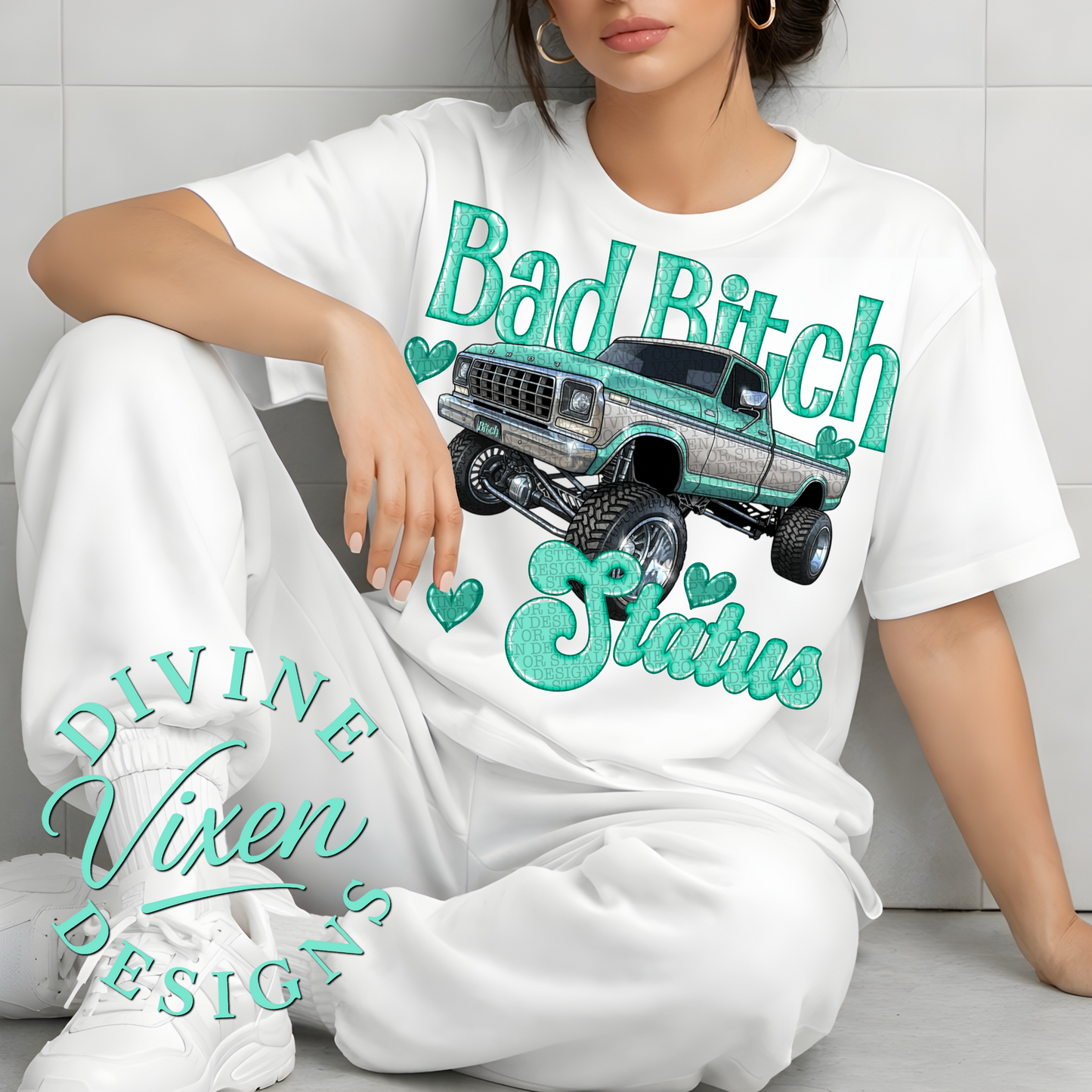 Bad bish status png digital download