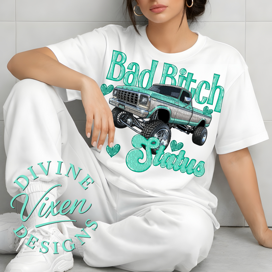 Bad bish status png digital download