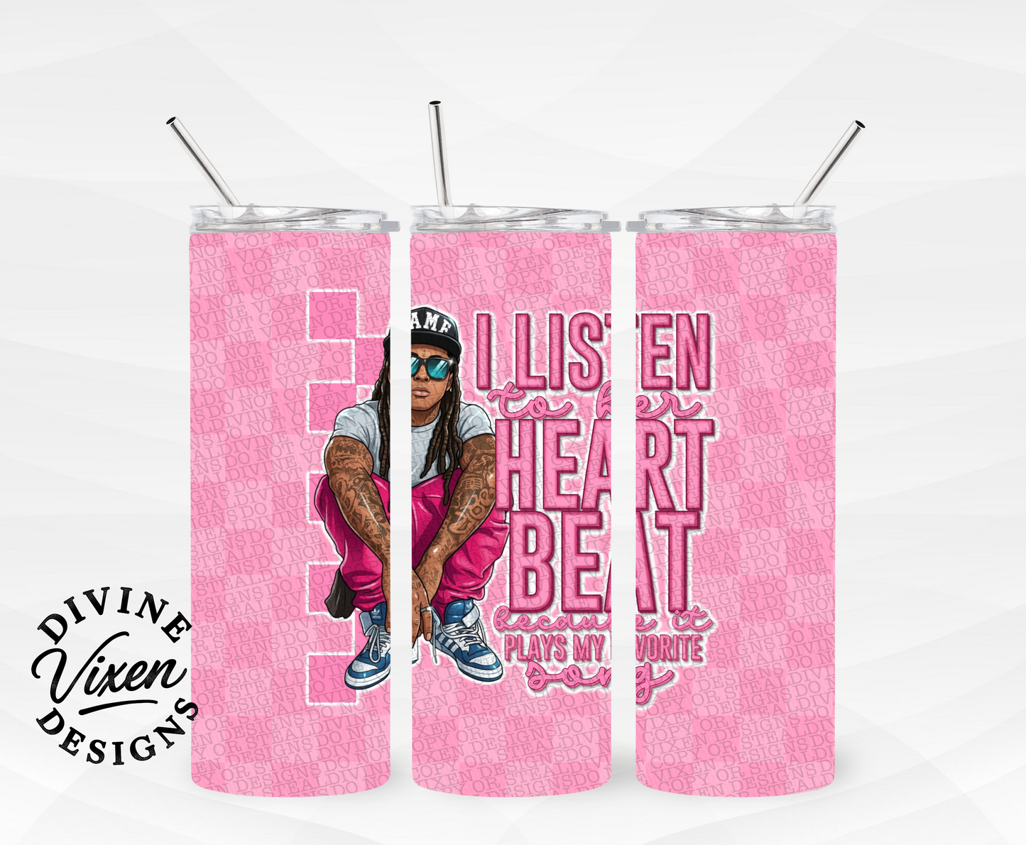 Favorite song tumbler wrap digital download