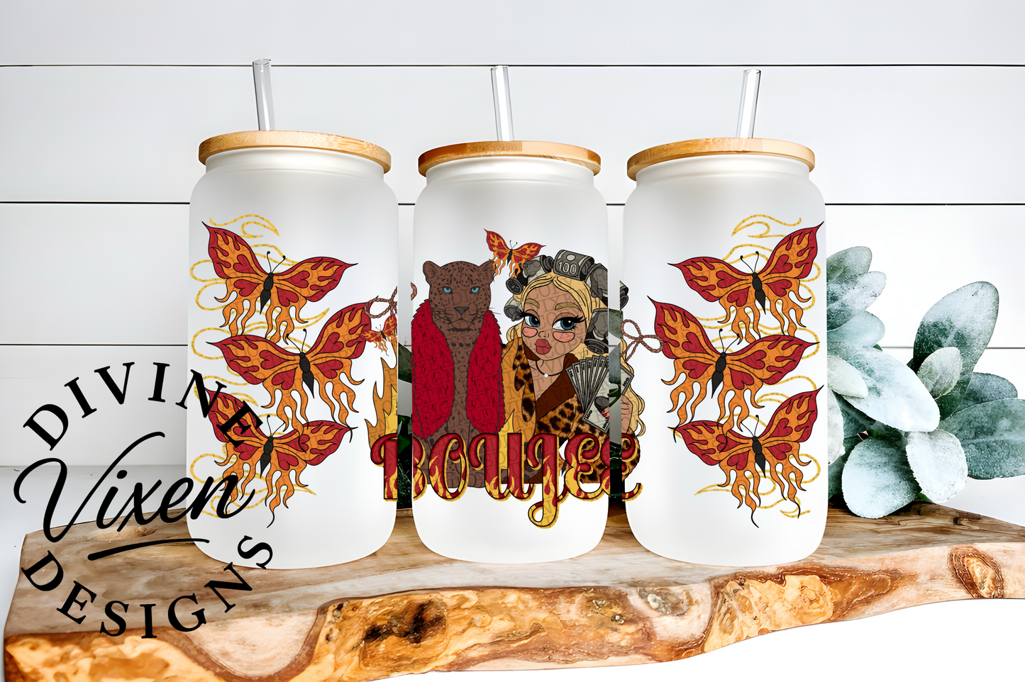 Boujee Libby cup wrap designs